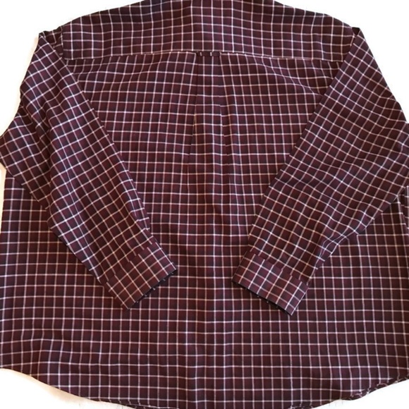 St. John Bay Long Sleeve Iron Free Plaid Shirt-3XL - Picture 5 of 5